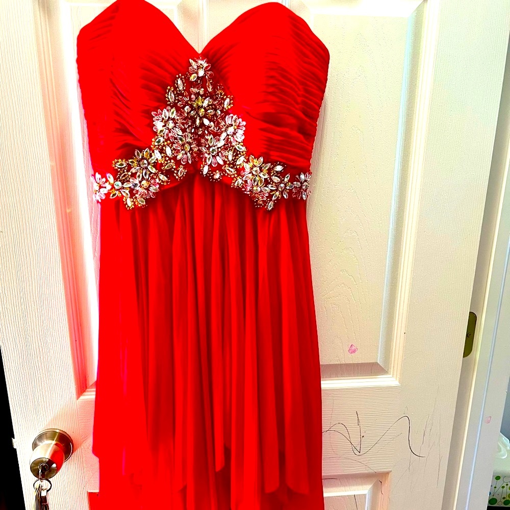 Escape Hot red Elegant dress